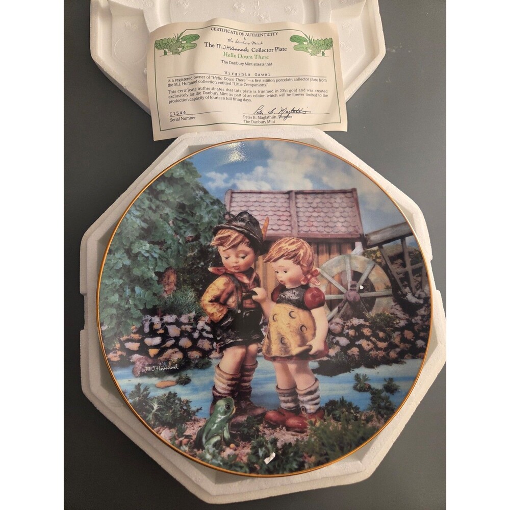 "Hello Down There" Collector Plate